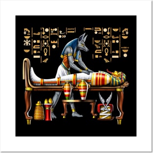 Anubis Egyptian God Posters and Art